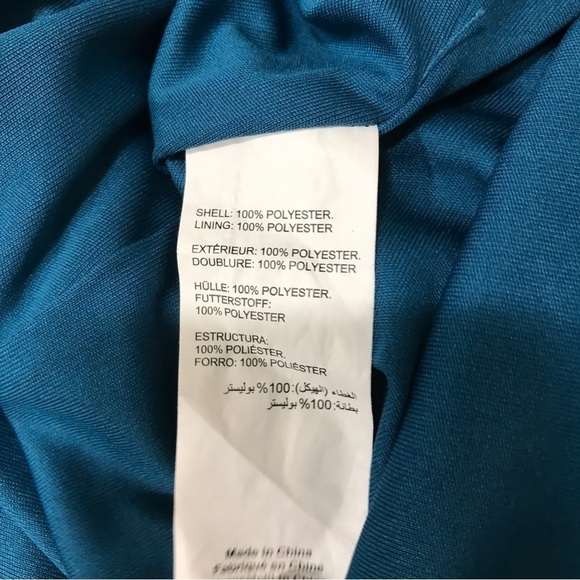 Thyme Maternity Teal High Waist Sleeveless Dress XS - Picture 5 of 5